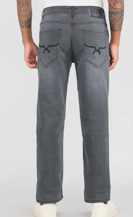 men regular mid rise grey jeans men regular mid rise grey jeans